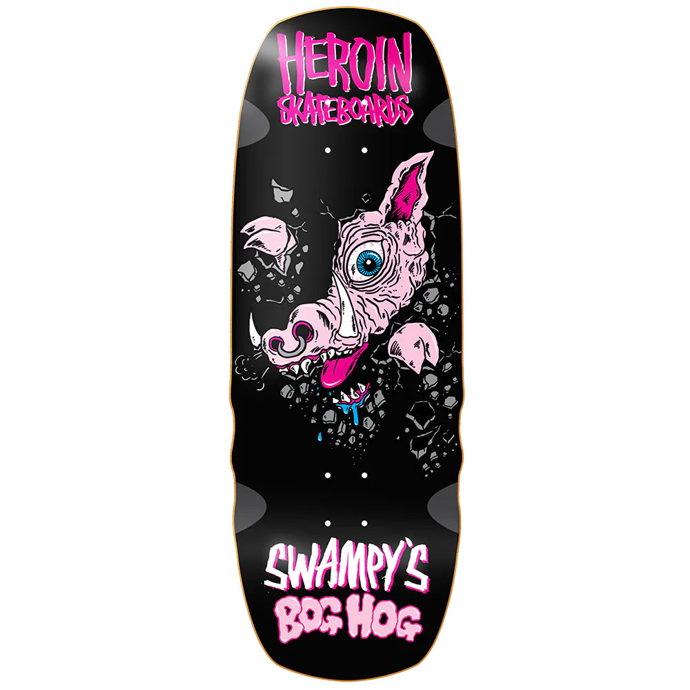 Heroin Swampy's Bog Hog Deck 10.75