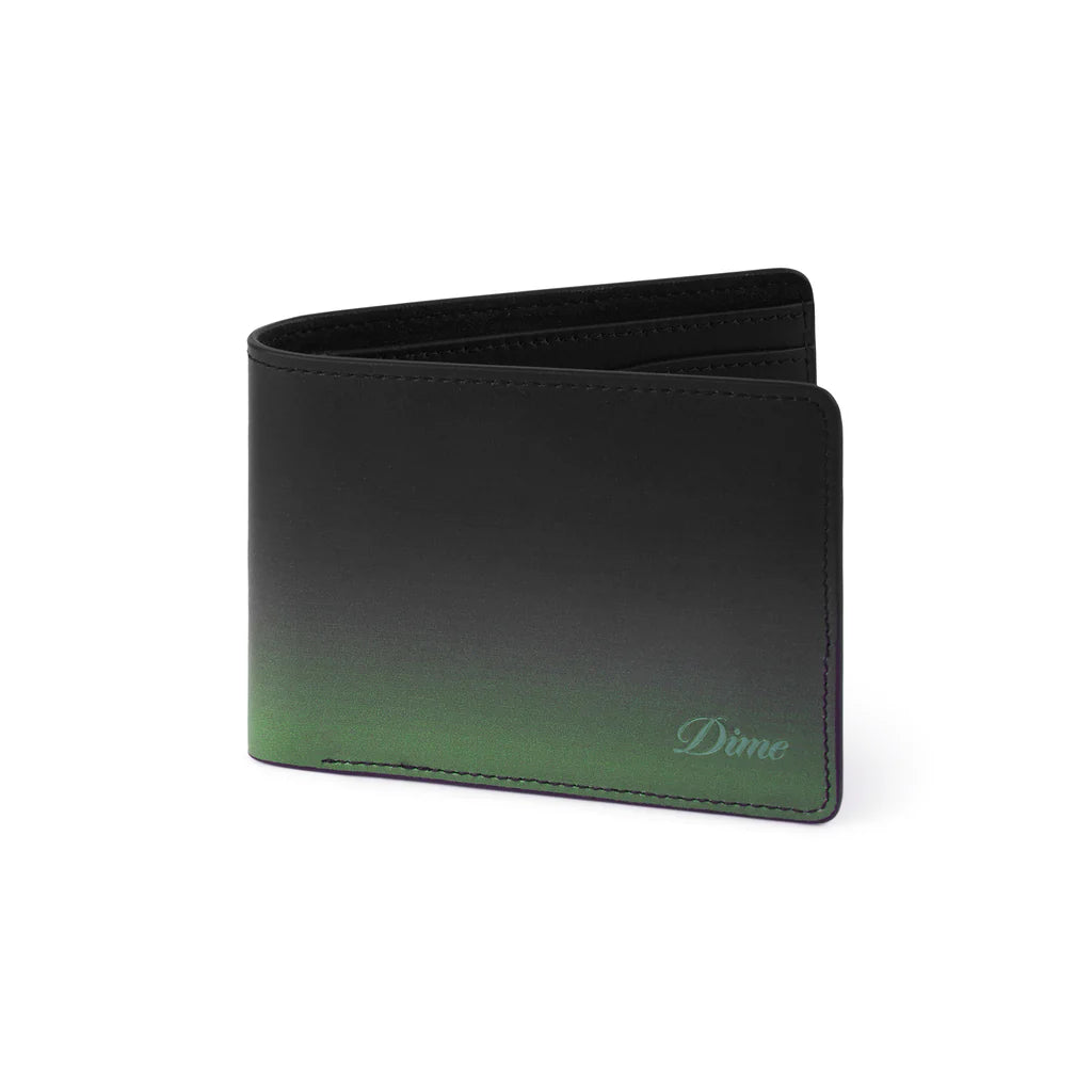 Dime Cursive Gradient Wallet - (Green)