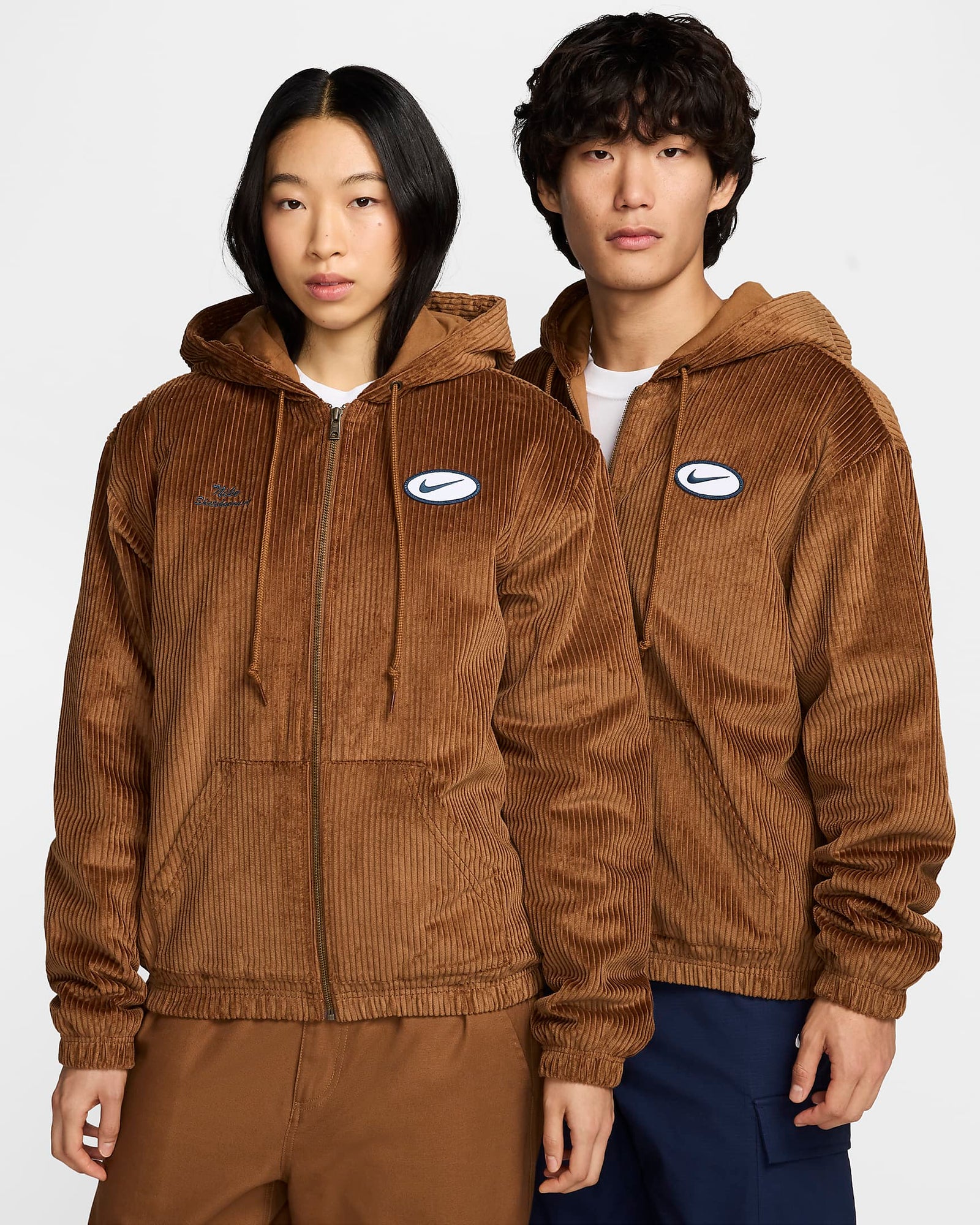 Nike SB Full-Zip Hooded Corduroy Skate Jacket