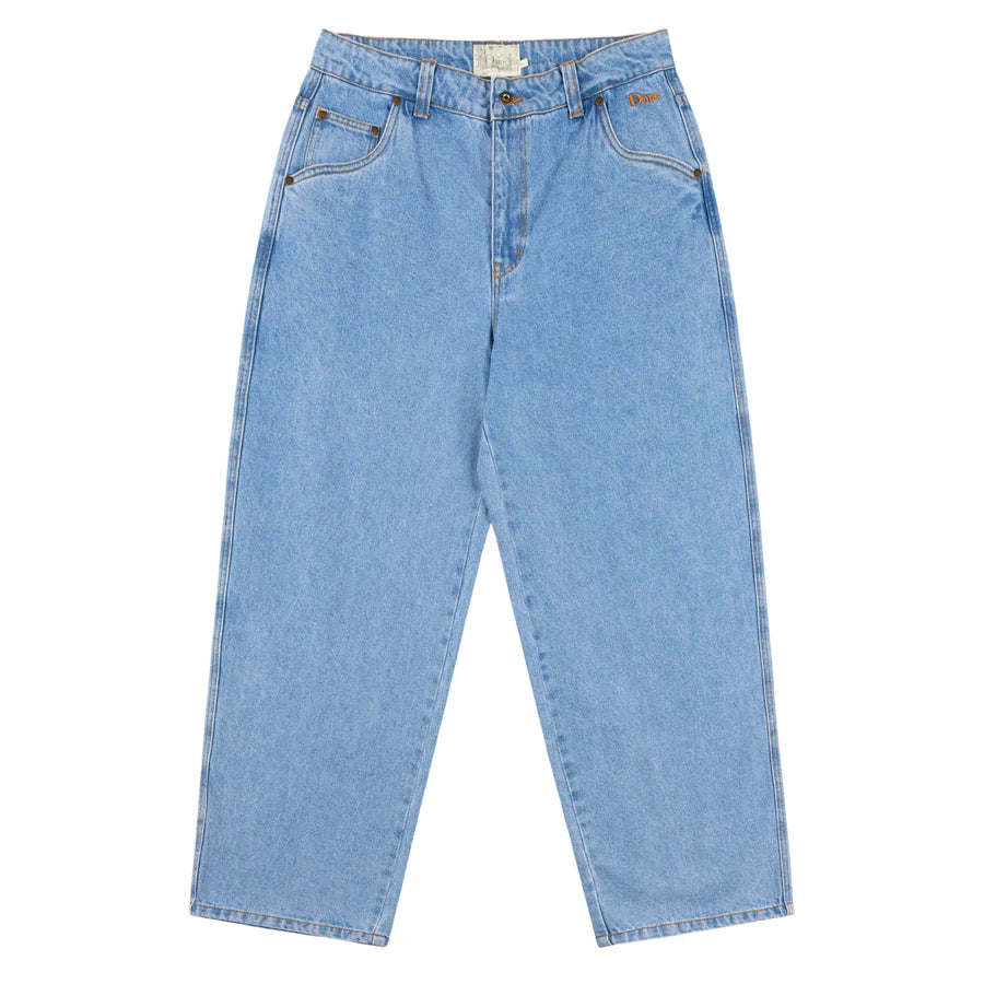 Dime Classic Baggy Denim Pants - (Blue Washed)