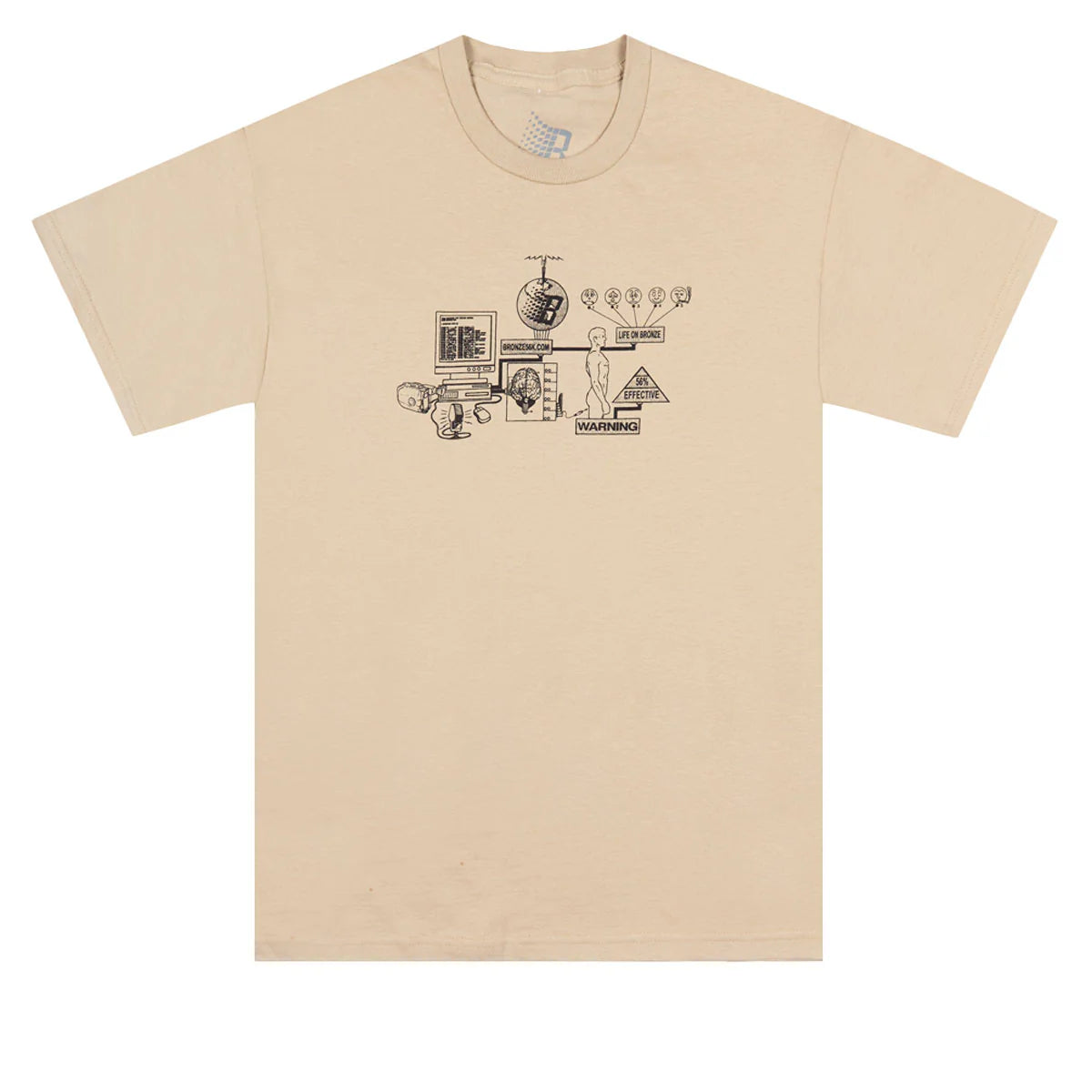 Bronze 56K Locked In Tee (Sand)