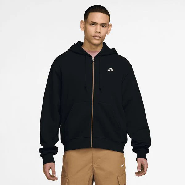 Nike SB Full-Zip Fleece Hoodie - Black