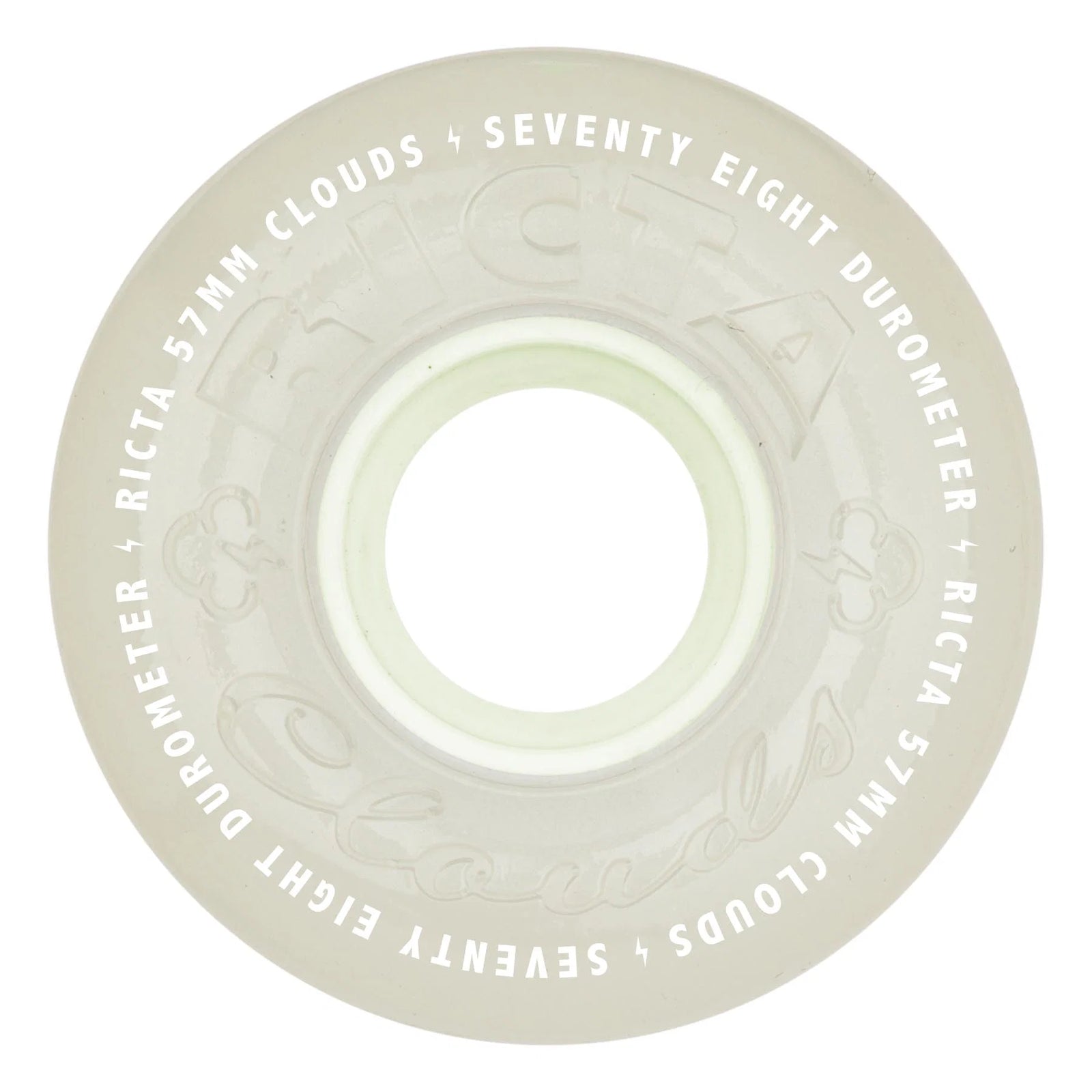 Ricta Clouds GITD Aqua 78A Wheels - (57mm)