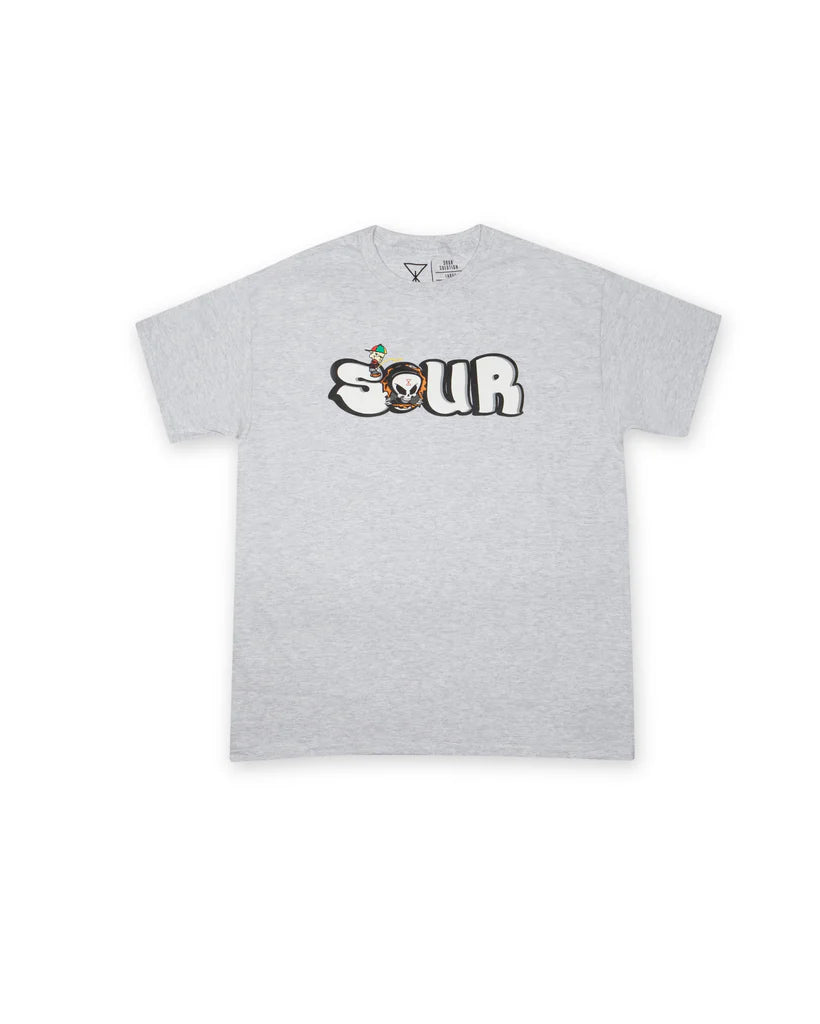 Sour Solution Grant Piss T-Shirt - (Grey)