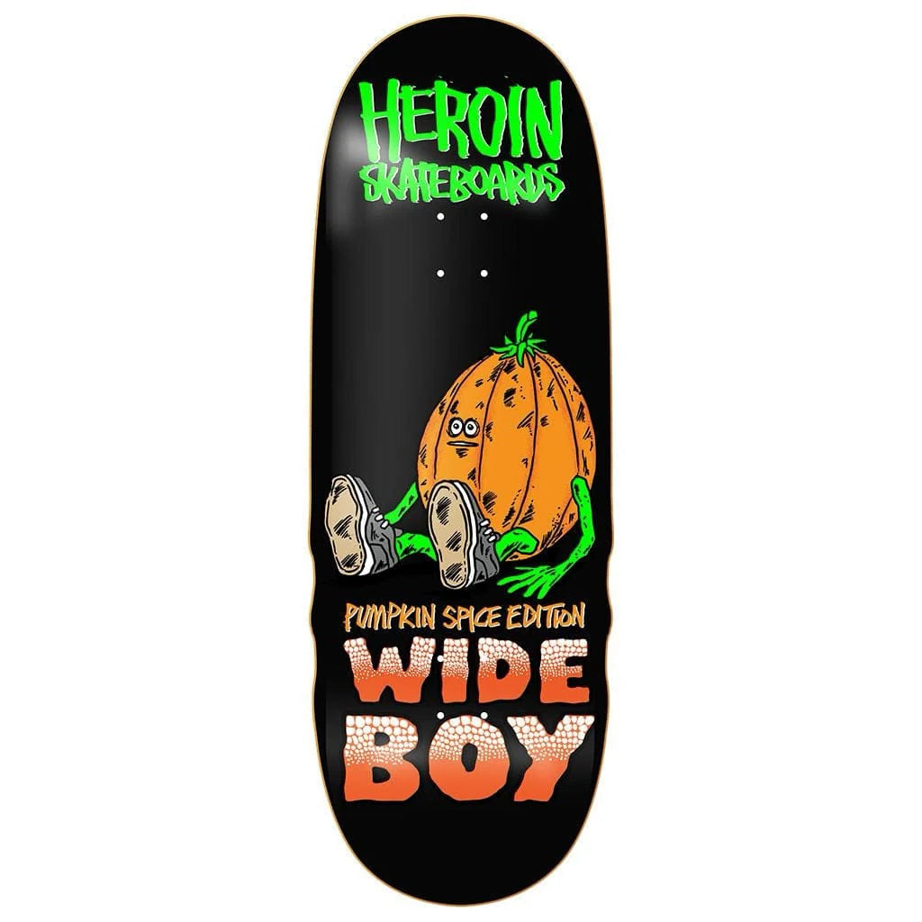 Heroin Pumpkin Spice Wide Boy Deck - (10.75)