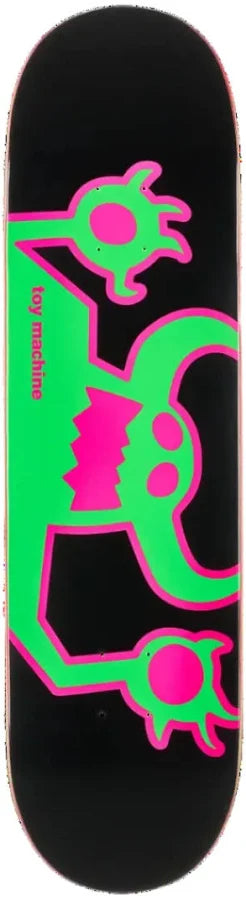 Toy Machine Original Monster Deck Blck/Neon/Grn/Pink - 8.25