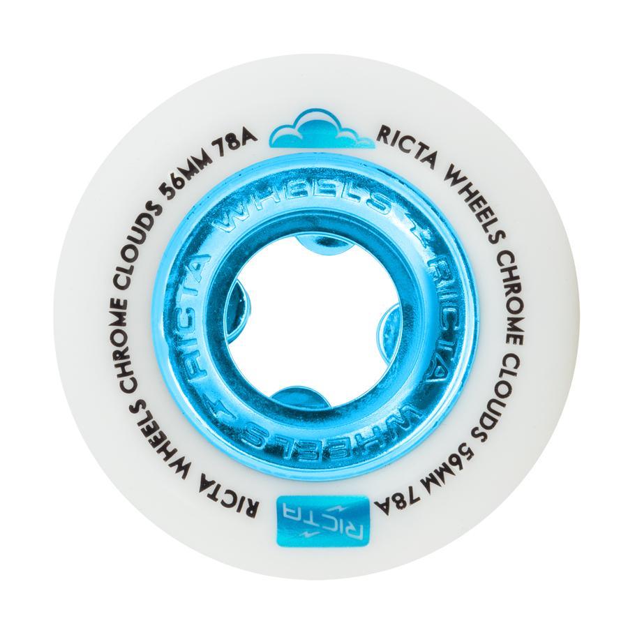 Ricta Chrome Clouds 78A Wheels (Blue) - (56mm)